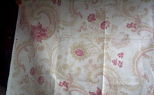 Laura Ashley Baroque cranberry new vintage fabric 1.4 yards