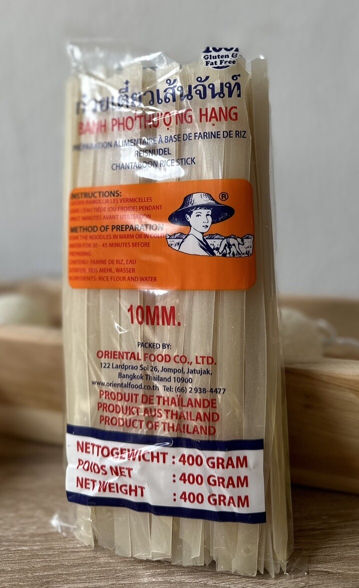 Farmer 10mm Reisbandnudeln 10x400g Reisnudeln Pad Thai Pad Siu Rice Noodle
