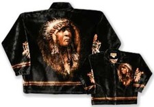 Bear Ridge Outfitters The Chief Native American Plush Fleece Jacket