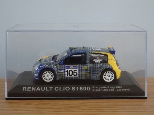 ALTAYA IXO RENAULT CLIO S1600 ACROPOLIS RALLY 2003 MODELLINO AUTO AR48 1:43 - Foto 2 di 3