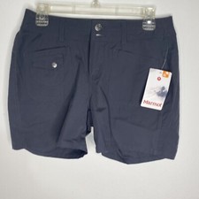 New Marmot Women's Delaney 5 Inch Short Size 4 Dark Steel Gray UV 40