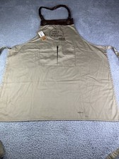 Artisan Collection by Reprime RP123 Espresso Brown Engraved Logo/Name Bib Apron