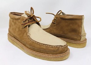 men's gold cup leather crepe chukka