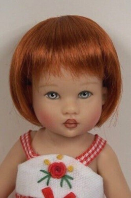 Carrot Red Hannah Wig Size RD4 For Helen Kish Riley Doll (Debs)