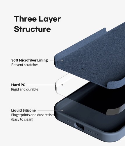 GOOSPERY Liquid Silicone Cover for iPhone 16 15 14 13 12 Pro Max Plus mini Case - Picture 17 of 61