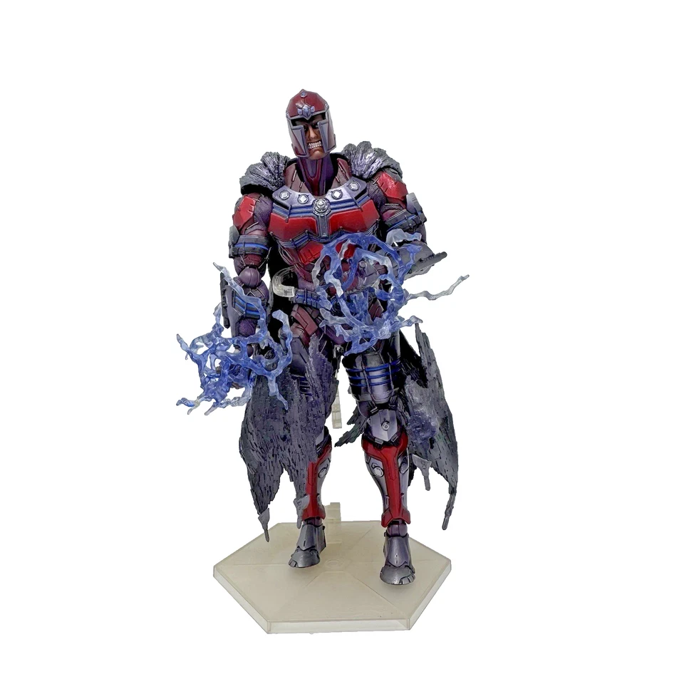 Play Arts Kai X-Men Marvel Magneto Max Eisenhardt PVC Action Figure Statue *Read - Image 4 of 4