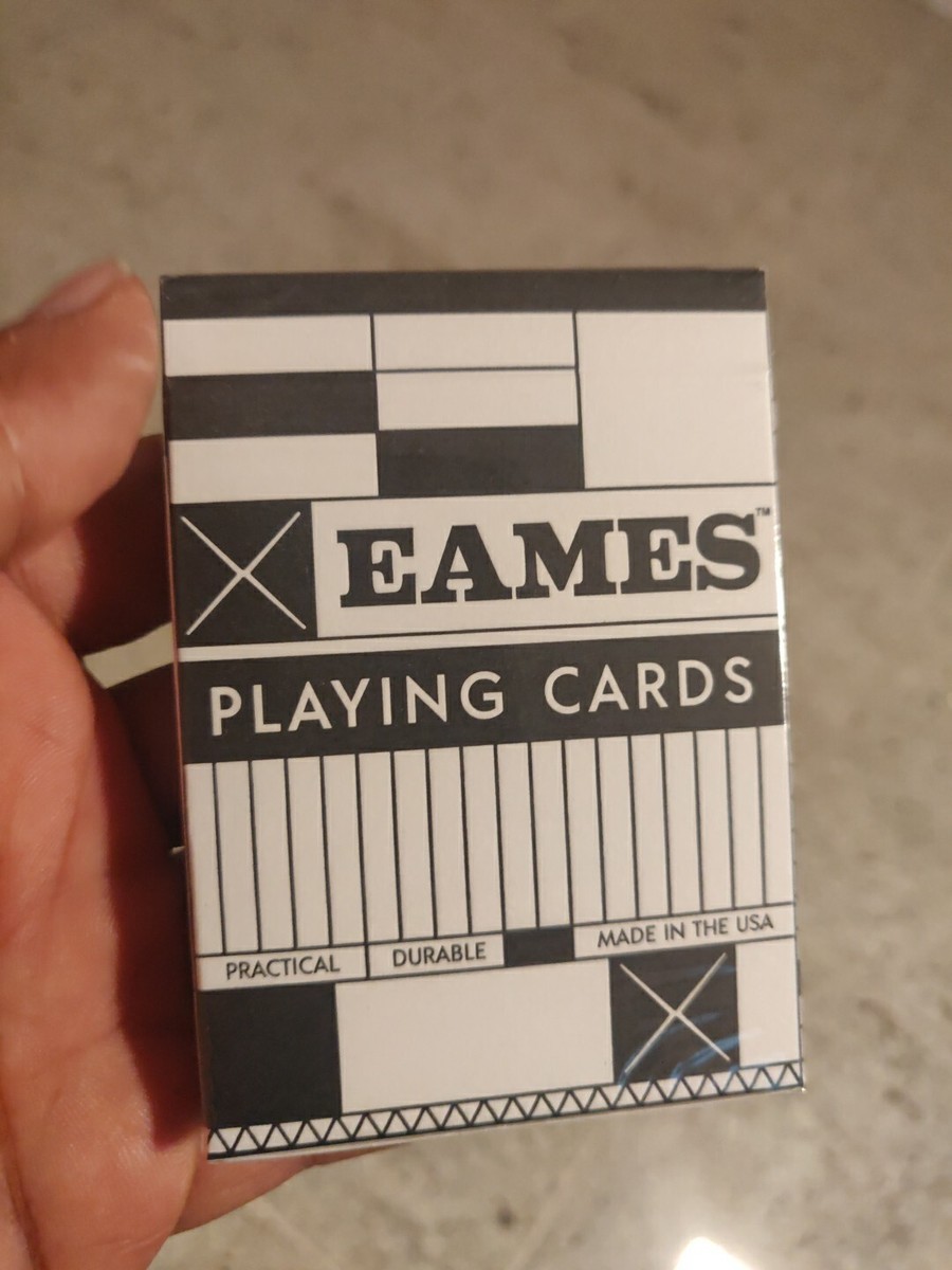 Eames Starburst Black Playing Cards Art of Play