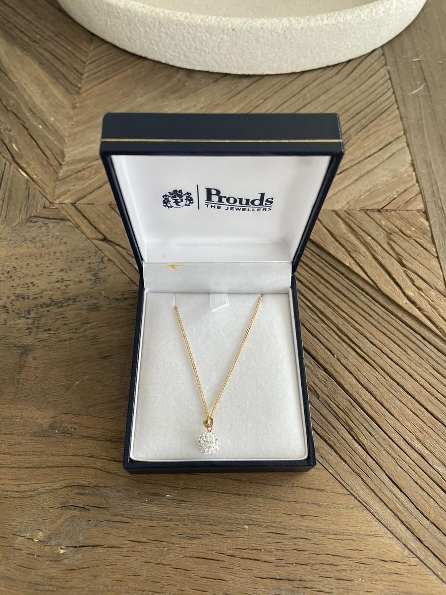 Prouds Chains Gold Necklaces Prouds Belcher Bolt Ring Necklace