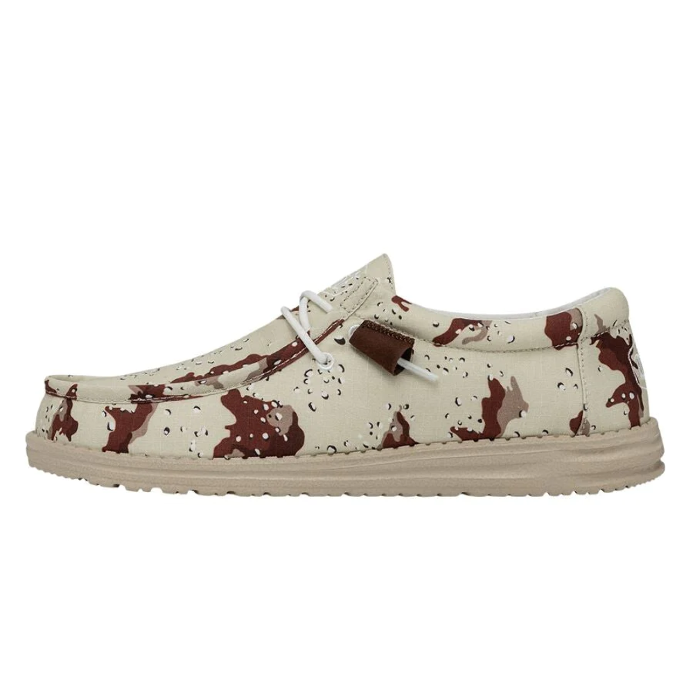 Hey Dude Wally Camouflage Desert Camo | Men's Shoes | Men's Lace Up ...