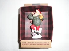 Duluth Trading Co Super Santa Holiday Ornament - 2nd Edition - 4.5" Tall - NEW