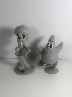 Sponge Bob Square Pants Old Timey Squidward & Patrick s 6 Vinyl Figure 