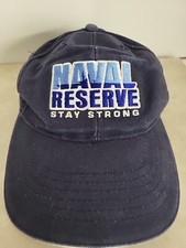 Naval Reserve Stay Strong Baseball Cap Blue Hat Strapback Adjustsble Dad