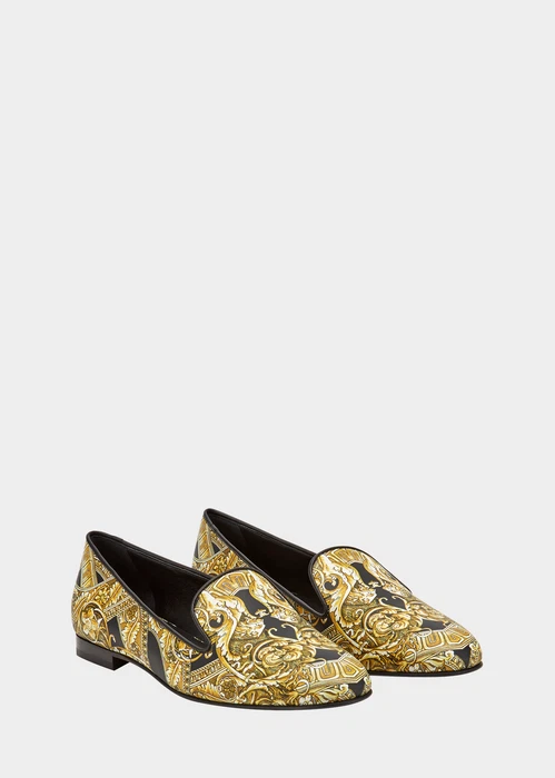 Versace loafers womens discount