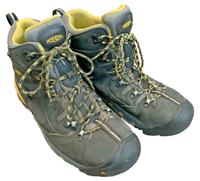KEEN boots MENS BLACK HIKING WINTER WORK STEEL TOED Size 12 | eBay