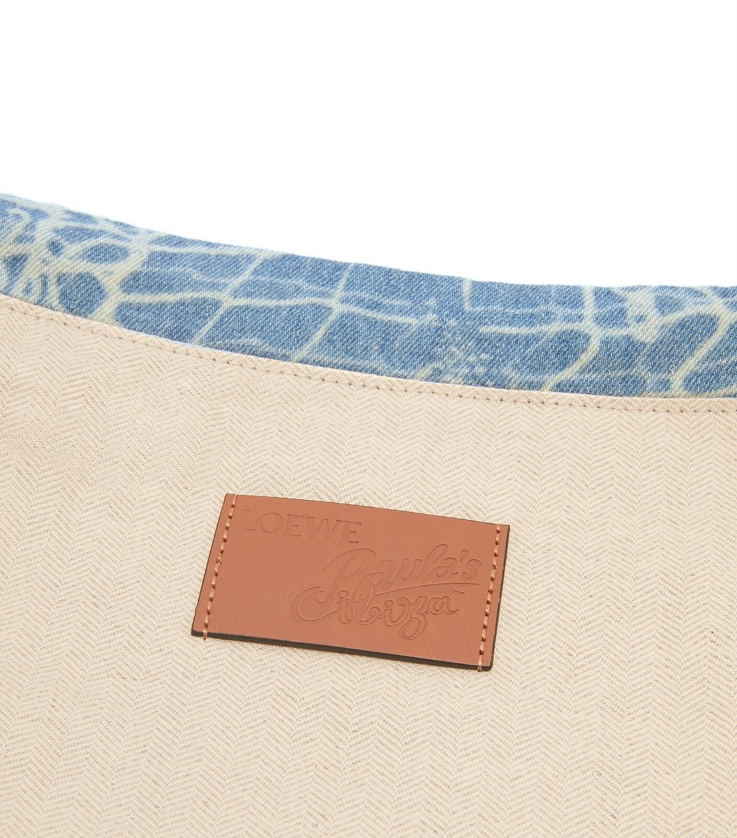 Beautiful! Loewe x Paula's Ibiza Mermaid Denim Pouch Clutch Bag | eBay