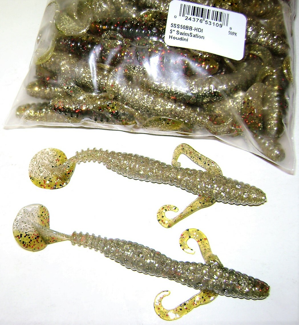 Paddle Tail Shiner 50mm - Esche In Plastica Morbida, 1g, 5 Pezzi, Per Pesca LRF A Spigola, Persico, Pollock E Tordo