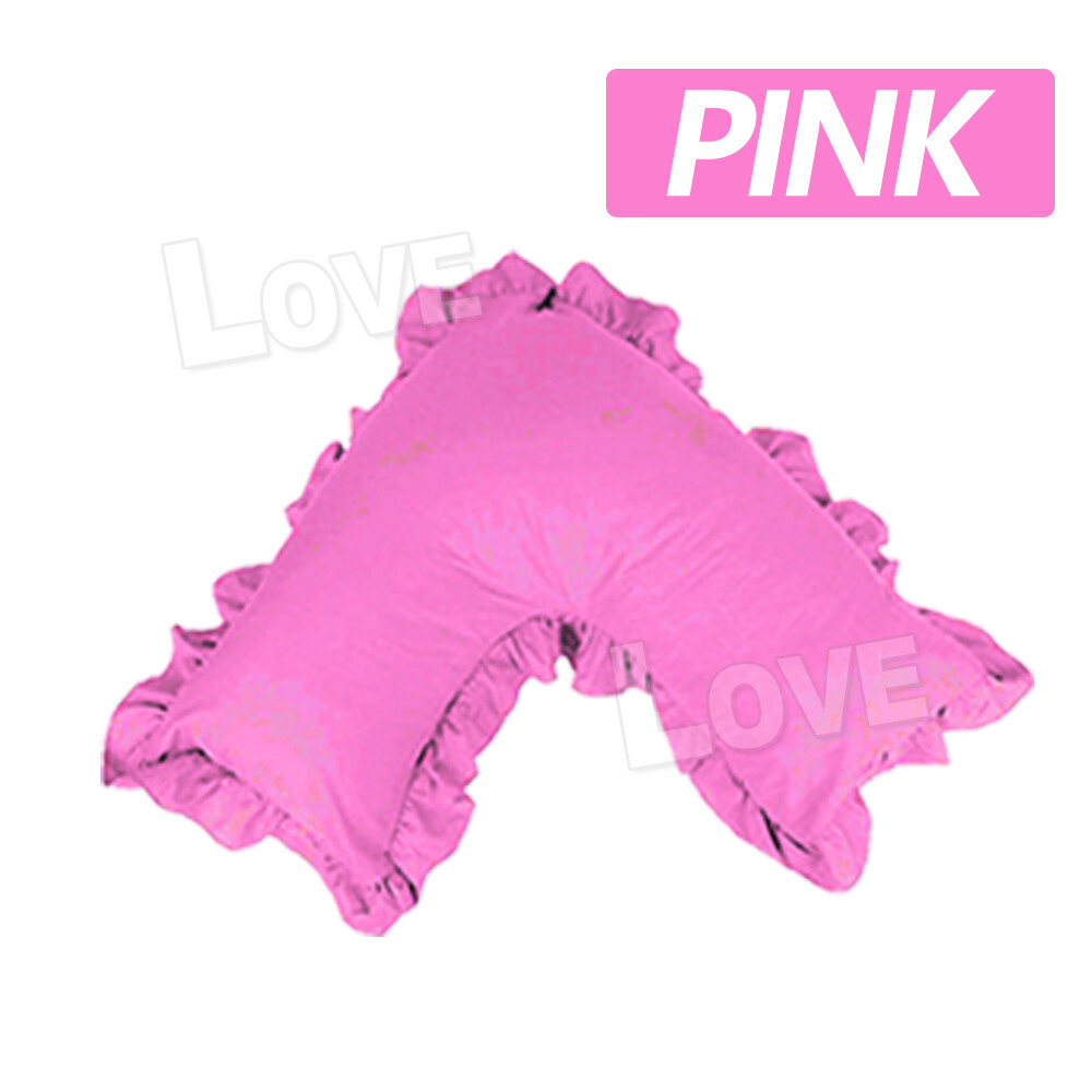V Shape / Tri / Boomerang Ruffled Pillowcase 280TC ( Multicolor Choose