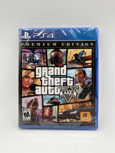 Grand Theft Auto V: Premium Edition - Sony PlayStation 4 PS4 Factory Sealed New