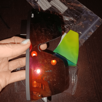 NEW ! RARE Quay rainbow Hindsight Shield sunglasses NEW RARE Quay rainbow Hindsight Shield sunglasses | eBay main image 3