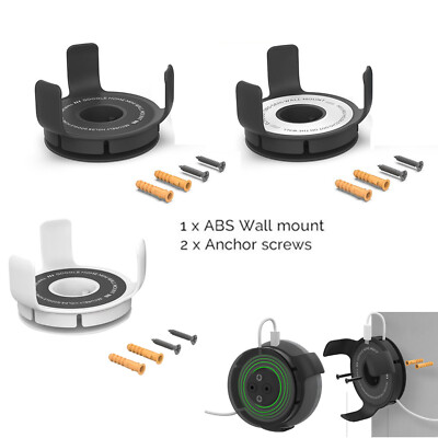 Speaker ABS Wall Mount Bracket For Google Home Mini/Echo Dot 3rd Gen&4rd Gen