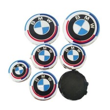 50th anniversary badge Car hood front Rear emblem Hub cap cover for BWM sticker