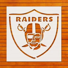 Stencil Raiders Sign Stencil Template Reusable - Wall Art, DIY Crafts, Fabric Pa