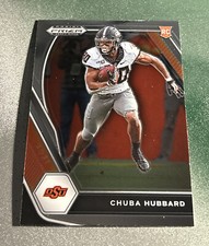 2021 Panini Prizm Draft Picks Chuba Hubbard RC # 125 OSU Carolina Panthers