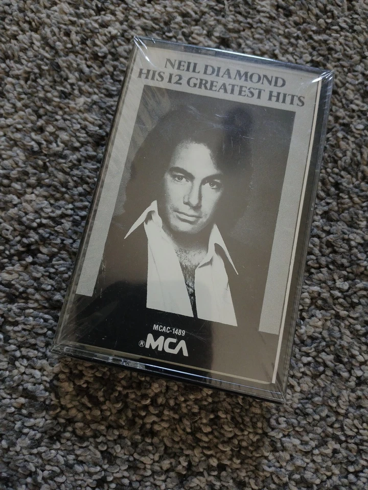 Neil Diamond, His 12 Greatest Hits Cassette 1974 MCA BRAND NEW SEALED - Image 3 of 4