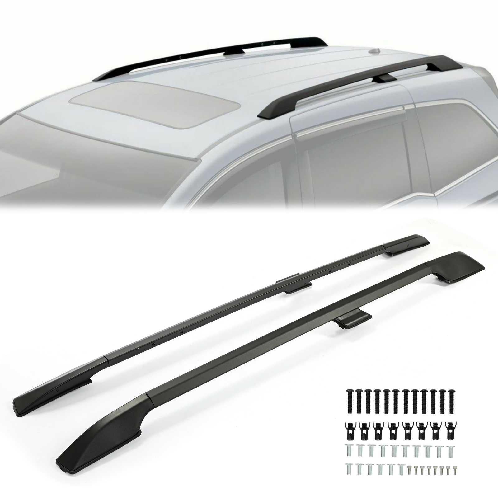 Roof Rack Side Rails Luggage Carrier Cargo Bar For 20112017 Honda