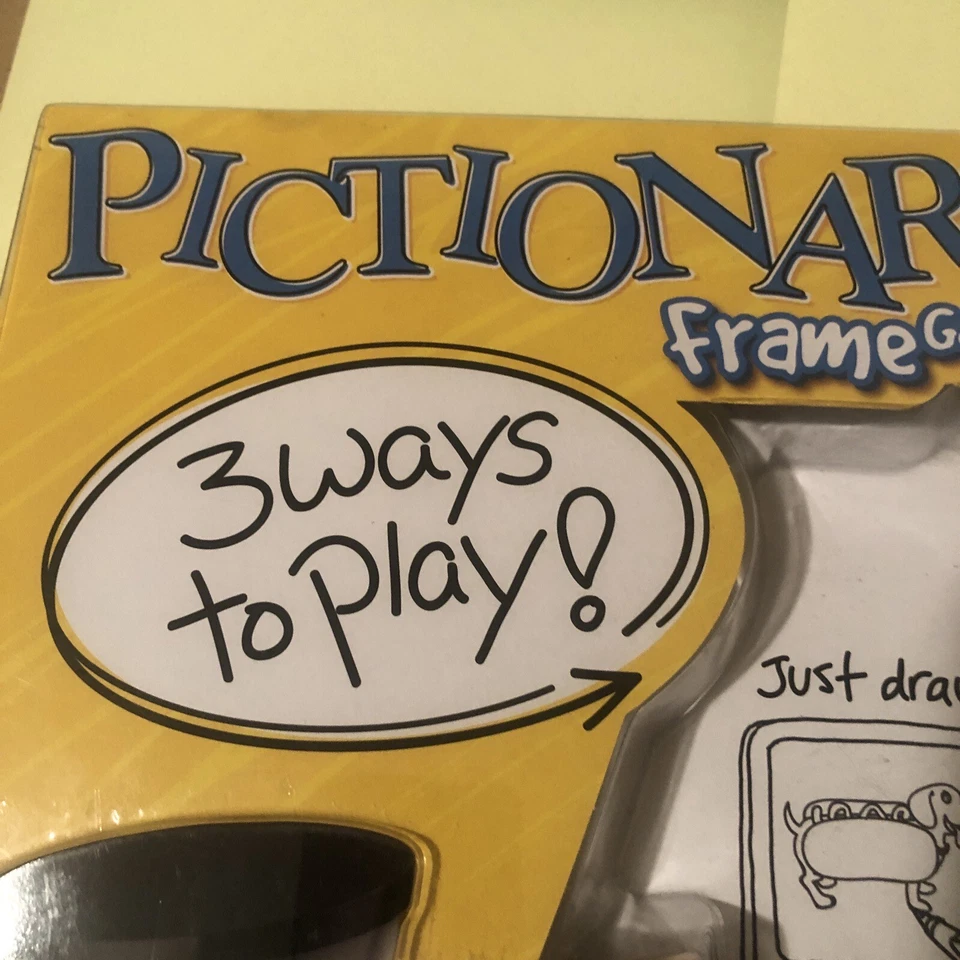Mattel Pictionary Frame Game 750 Clues Travel / Family. New - Image 4 of 4