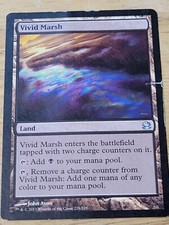 Vivid Marsh Commander 2013 Charge counter any land MTG Magic the Gathering