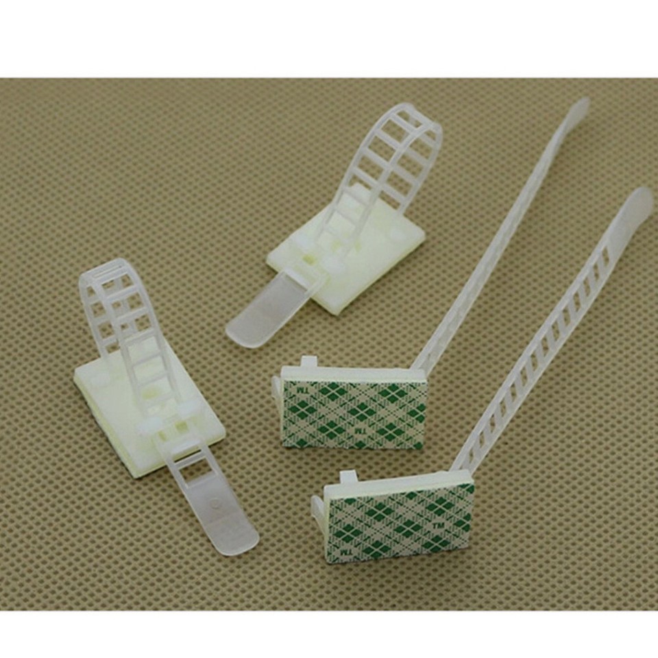 50 Pcs Electrical Cable Plastic Clamps Bundles Computer Cables eBay