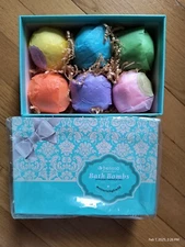 Spa Bath Bombs 6 Scents Vanilla Rosemary All Natural Vegan Bath Time 