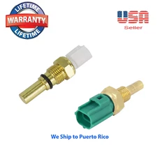 2Pc Radiator Coolant Fan Switch&Coolant Temperature Sensor Fits:Toyota 1990-2001