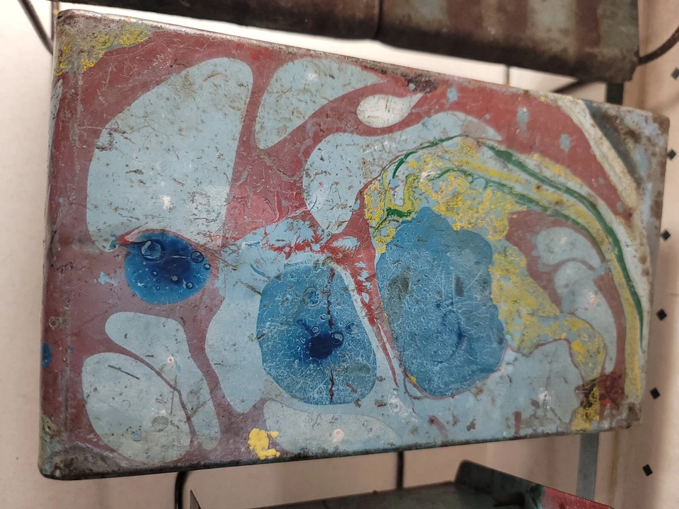 Juego de sillas de mesa de metal vintage raras Structo Toys patio exterior Foto 3 de 4