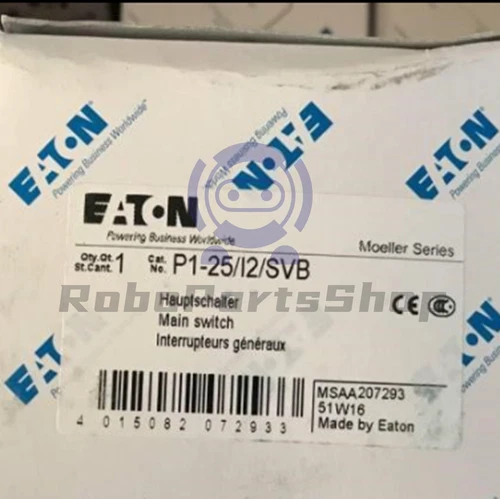 NEW  EATON MOELLER P1-25/I2/SVB Disconect Switch 1pcs