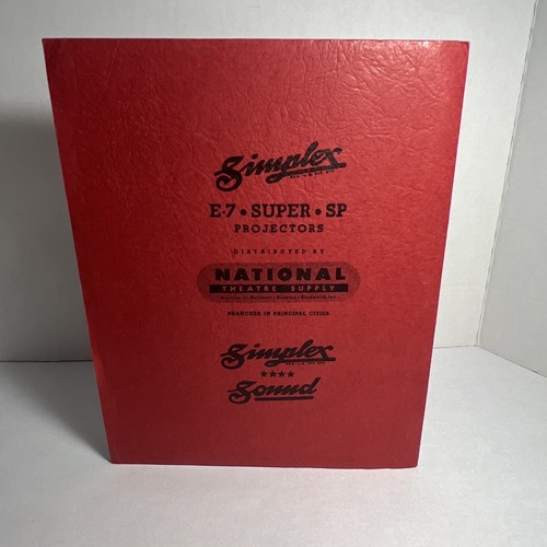 1948 SIMPLEX Type SP Instruction, Installation, Operation Sound Projector MANUAL - Picture 9 of 14
