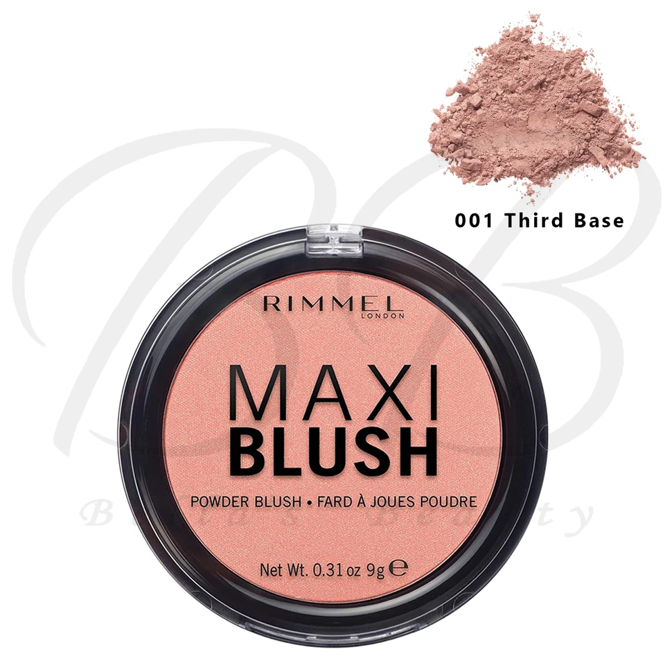 RIMMEL Maxi Blush Face Blusher Compact Pressed Powder 9g *CHOOSE SHADE* NEW