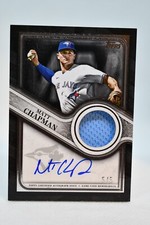 2023 topps series update matt chapman platinum reverence auto patch card 5/5