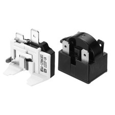 PTC Refrigerator Starter Relay 12 Ohm 3 Pin and 1/3HP Freezer,Overload Protector