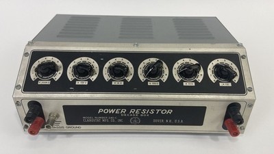 Clarostat 240-C Decade Power Resistor Box 0-999,999 Ohms / 6 Decades 240C