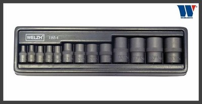 13PC STAR E-Torx  Impact Socket Set.WELZH WERKZEUG..LIFETIME WARRANTY