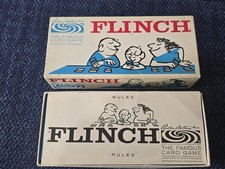 1960s Flinch Card Game in Box Cards Instruction sheet 1963 60s Parker Brothers