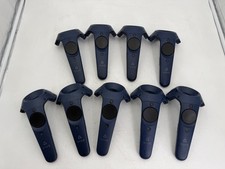 Lot Of 9 HTC Vive 2PR7200 Pro Virtual Reality Controllers Blue As Is For Parts
