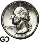 1944-D Washington Quarter, Lustrous Superb Gem BU++