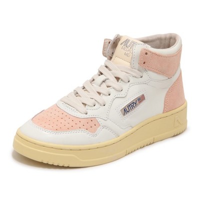 P2214 SNEAKER DONNA AUTRY MEDALIST MID WOMAN VINATGE EFFECT SHOES