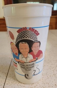WMAL Redskins Radio 10th Anniversary Collector Cup Pizza Hut Jergensen Huff DC
