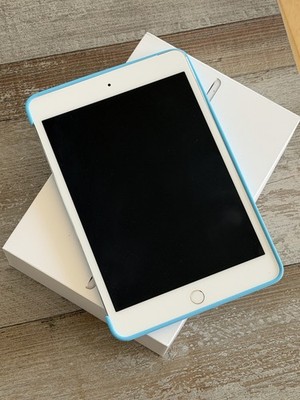Apple iPad Mini 4 128GB WIFI + Cellular  Silber OVP WIE NEU KAUM BENUTZT