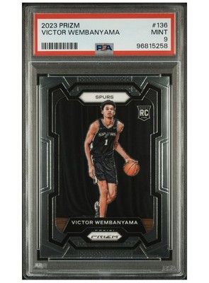 2023-24 Panini NBA Prizm - Victor Wembanyama - RC PSA 9 #136 - Spurs Rookie