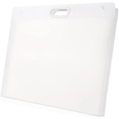 Plastic Art Portfolio, Large Art Portfolio with Handles,Waterproof Portfolio  
